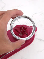 Rebanador de huevos y separador de yemas 2 en 1, herramienta de cocina de acero inoxidable