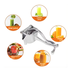 Exprimidor Manual de Cítricos, Prensa Manual Portátil para Zumo de Frutas Frescas