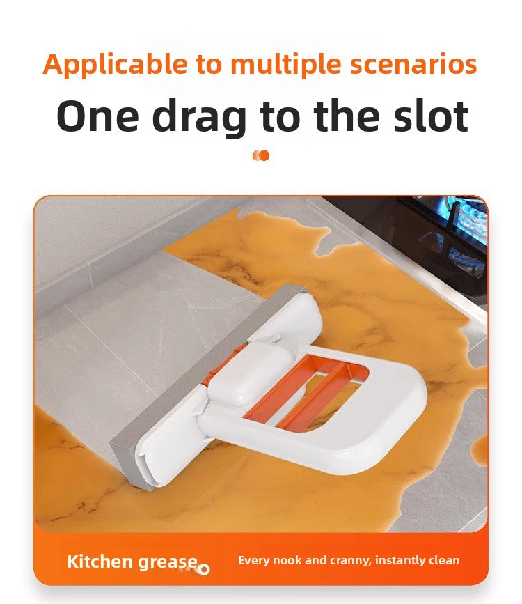 Mini Squeeze Mop , Compact Sponge Cleaner for Quick & Easy Surface Cleaning