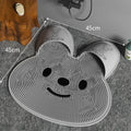 Non-Slip Shower Massage Mat , Silicone Foot Scrubber & Bath Spa Mat